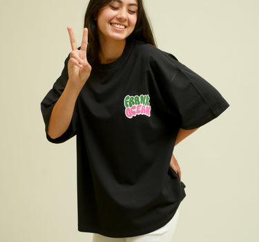 The Frank Ocean: Blonde Cartoon art Drop Sleeved Tee for Men and Women