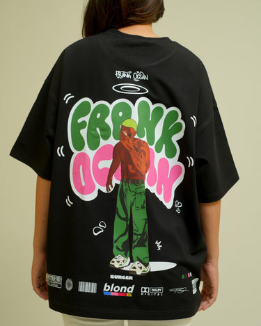 The Frank Ocean: Blonde Cartoon art Drop Sleeved Tee for Men and