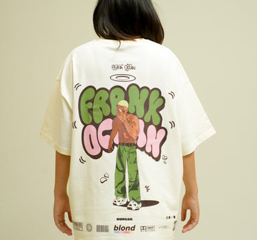 The Frank Ocean: Blonde Cartoon art Drop Sleeved Tee for Men and Women