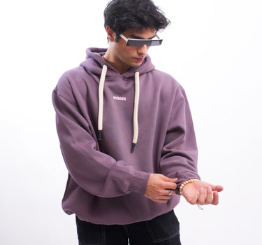 PLUM : Ye Burger Logo Heavyweight Baggy Hoodie For Men and Women