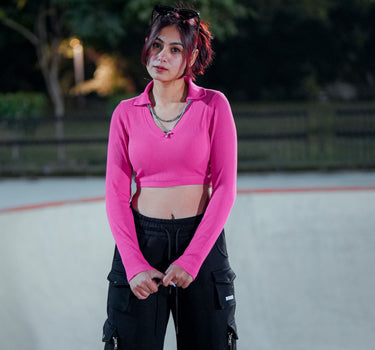 Beverley Top (V:Neck Crop Top) For Women