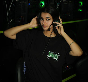 The Bad Bunny Cartoon art Drop Sleeved Tee for Men and Women