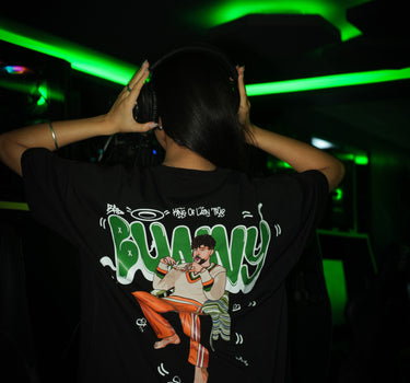 The Bad Bunny Cartoon art Drop Sleeved Tee for Men and Women