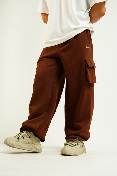 Coffee Brown Seoul Cargo Tracks For Men And Women