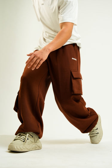 Coffee Brown Seoul Cargo Tracks For Men And Women