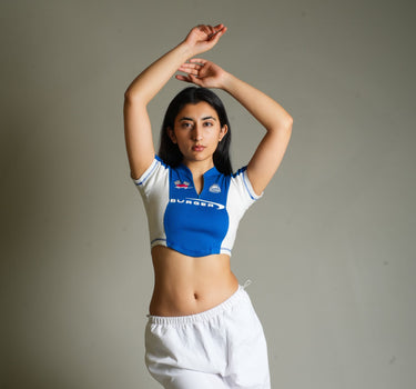 Racing Vintage dual baby tees for women