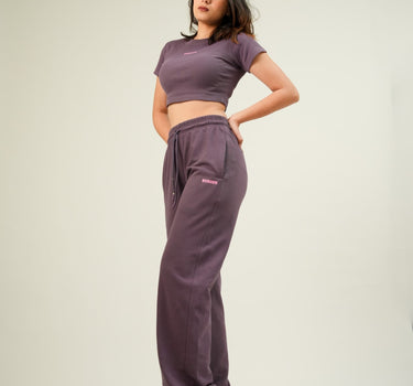 Miami Co ord Set (Plum) For Women
