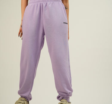 Lavender Burger Co ord Set (Racer + Gather Track) For Women