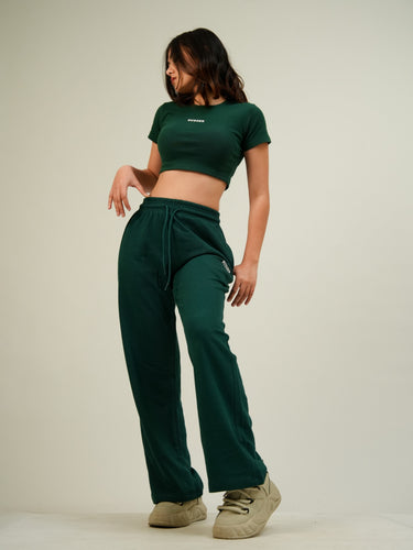 Bottle Green Sydney Co ord Set For Women