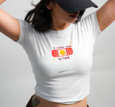 Takes time to heal - It Girl Baby tee for Women