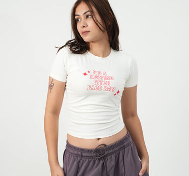 Resting Bi*ch face - IT Girl Baby Tee For Women
