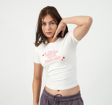 Resting Bi*ch face - IT Girl Baby Tee For Women