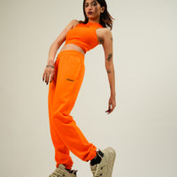 Gathered Jogger/Tracks (Bright Orange) For Men And Women