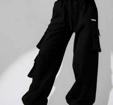 Black Seoul Cargo Tracks For Men And Women