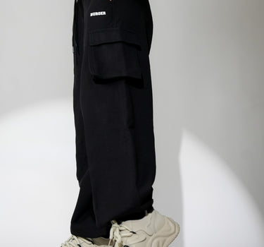 Black Seoul Cargo Tracks For Men And Women