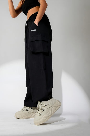 Black Seoul Cargo Tracks For Men And Women