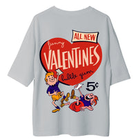 The Valentines - Burger Bae Oversized  Tee For Men and Women