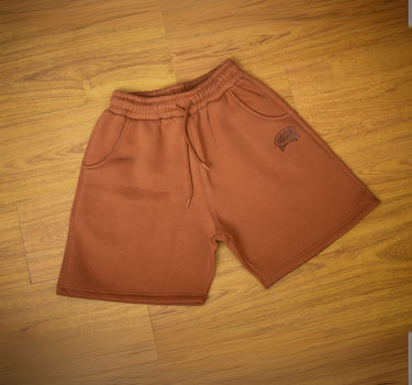 Mocha Mousse : Adam relaxed fit sweat shorts for men