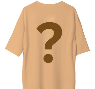 Secret Printed Oversized Unisex Tee