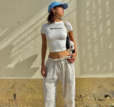 Spoil Me It Girl Baby tee for Women