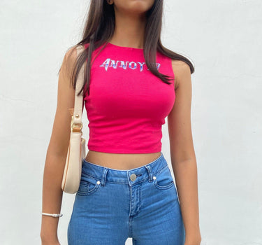 Annoyed - Burger Bae Sleeveless Rachel Tank - BurgerBae