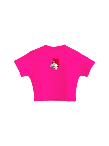 My melody sanrio : Burger Bae Baby Tee For Women