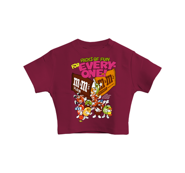 M&M : Burger Bae Round Neck Baby Tee For Women