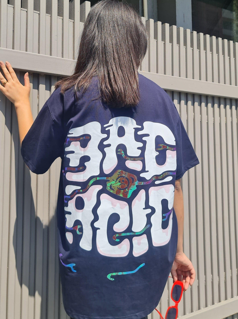 Bad Acid Oversized Tee (T-shirt) Oversized T-shirt Burger Bae 