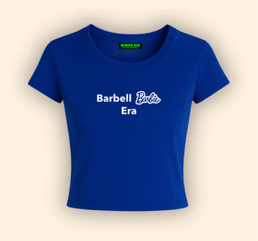 Barbell & Bad decision it Girl Baby tee for Women