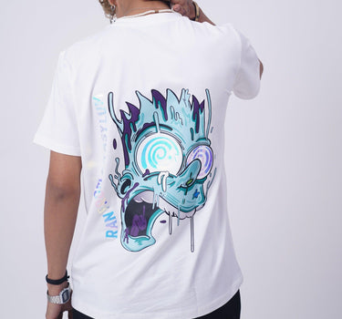 Bart On Acid Regular Tee (T-shirt) For Men T-shirt Burger Bae S White 