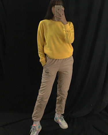 Basic Sweatshirt Sweatshirt Burger Bae S Bright Yellow 