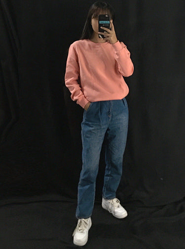 Basic Sweatshirt Sweatshirt Burger Bae 