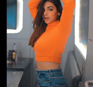 Basic Turtleneck Turtle-Necks Burger Bae XS Bright Orange 