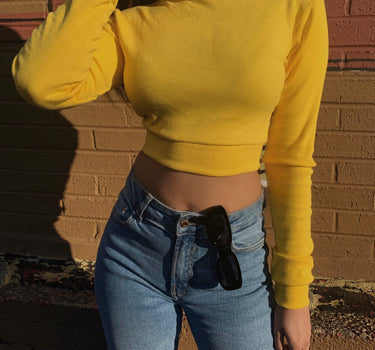 Basic Turtleneck Turtle-Necks Burger Bae XS Bright Yellow 