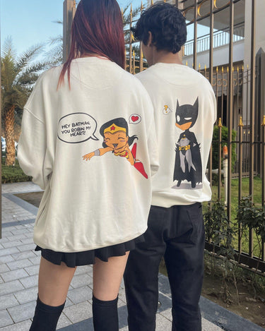 Batman: You Robin' My Heart Sweatshirt Sweatshirt Burger Bae 