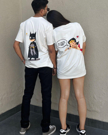 Batman: You Robin' My Heart Tees (T-shirt) T-shirt Burger Bae White-White S S