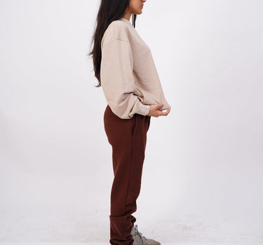 Beige Coffee Brown Limited Edition Paradox Set Co-ord set Burger Bae 