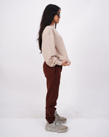 Beige Coffee Brown Limited Edition Paradox Set Co-ord set Burger Bae 