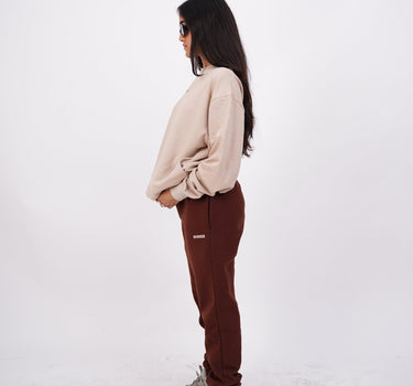 Beige Coffee Brown Limited Edition Paradox Set Co-ord set Burger Bae 