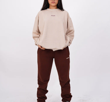 Beige Coffee Brown Limited Edition Paradox Set Co-ord set Burger Bae 