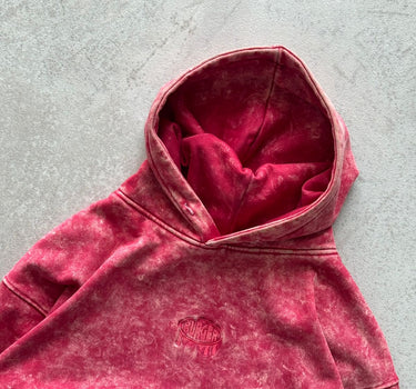 Berry Crush Acid Wash Hoodie