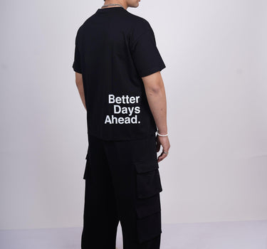 Better Days Ahead Drop-Sleeved Tee (T-shirt) For Men - BurgerBae