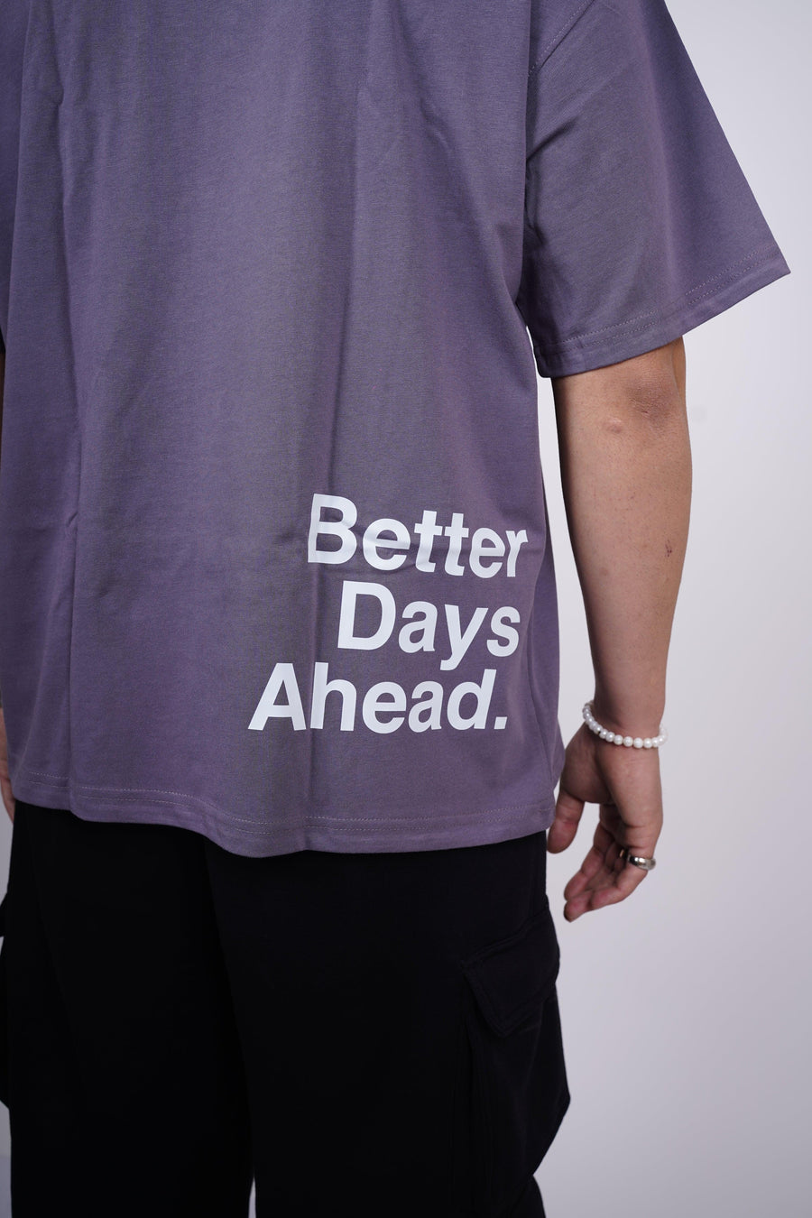 Better Days Ahead Drop-Sleeved Tee (T-shirt) For Men - BurgerBae