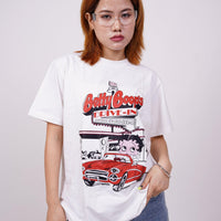 Betty Boop Drive In Tee (T-shirt) Oversized T-shirt Burger Bae 