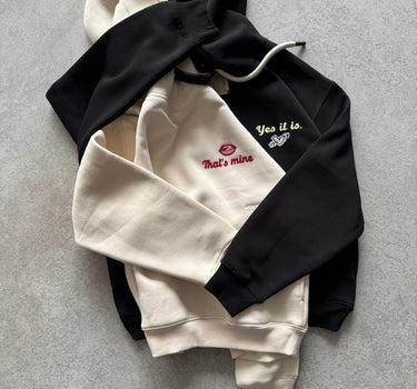 Yes It Is - That's Mine Couple Hoodie