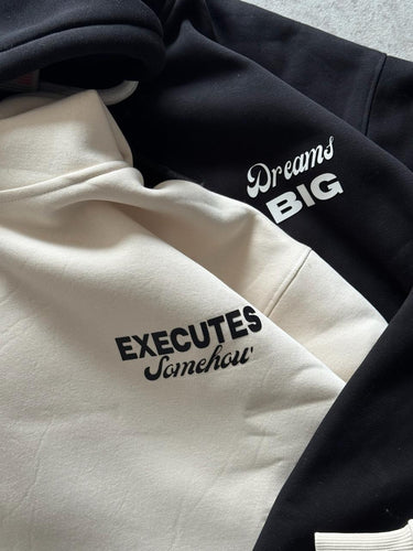 Dreams Big - Executes Somehow Couple Hoodie