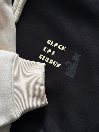 Black Cat - Golden Retriever Energy Couple Hoodie