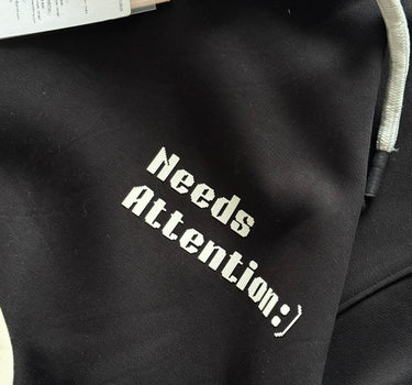 Needs Attention - Needs Sleep Couple Hoodie