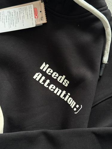 Needs Attention - Needs Sleep Couple Hoodie