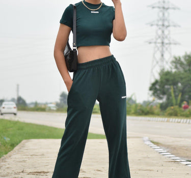 Bottle Green Sydney Co-Ord Set Co-ord set Burger Bae XS Bottle Green 